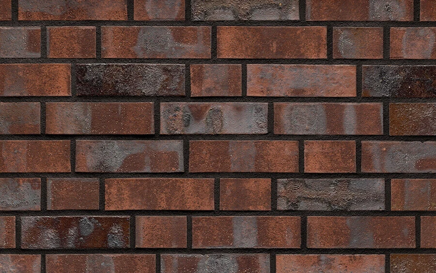 Клінкерна цегла ABC-Klinker 1875 Wittenburg Kohle mit Sinterschmolz glatt Фото №0