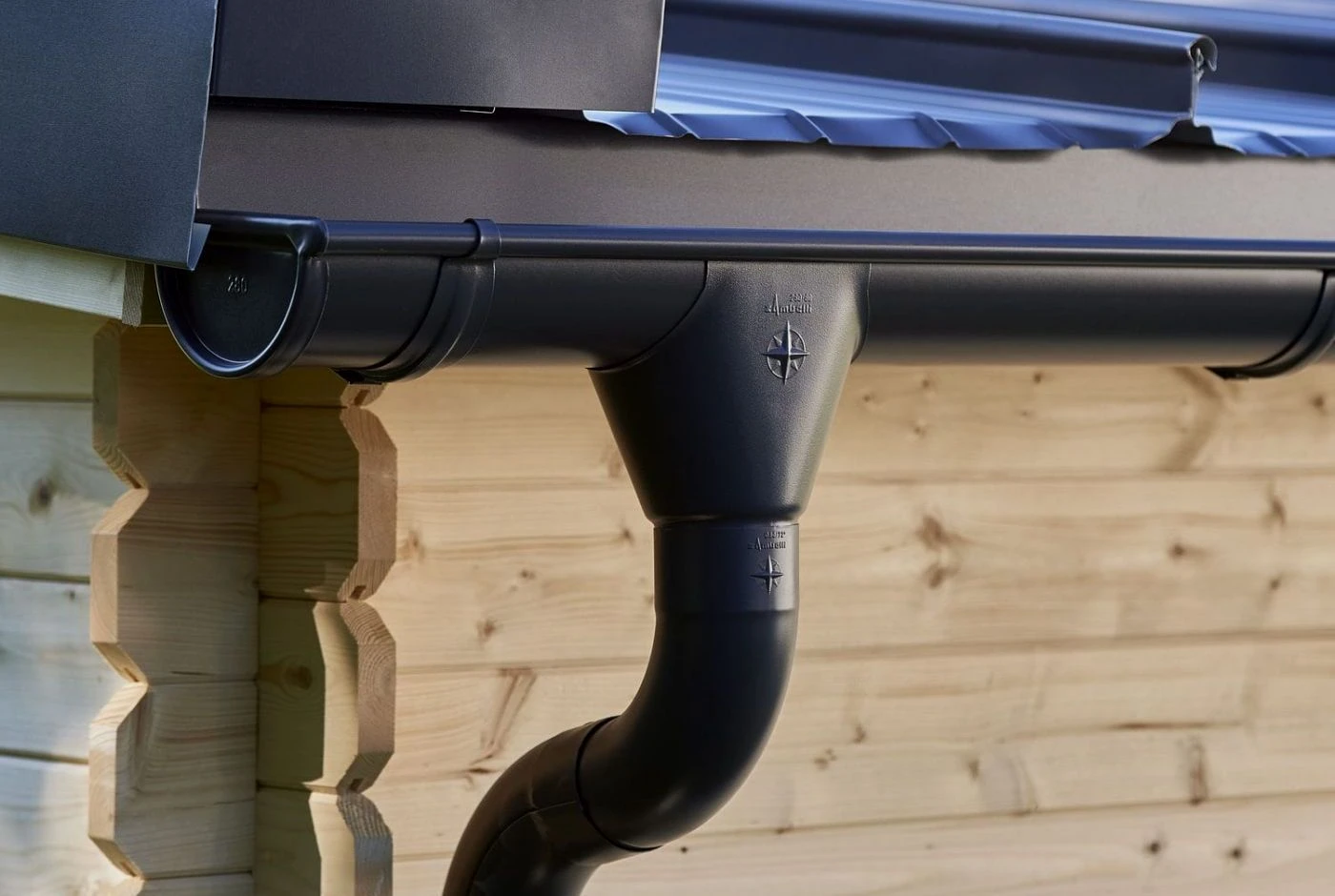 Сталева водостічна система Zambelli Robust Фото №0