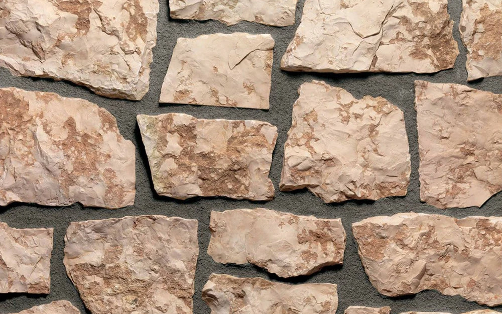 Фасадный камень Rock Face - Rosa Фото №0