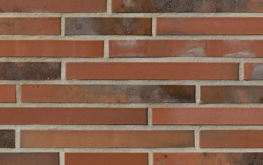 Клінкерна цегла ABC-Klinker Langformat 1004 Rot Kohlebrand glatt Фото №0