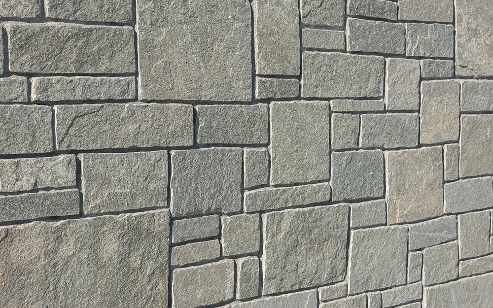 Фасадный камень Rock Face Flat Grey Фото №2