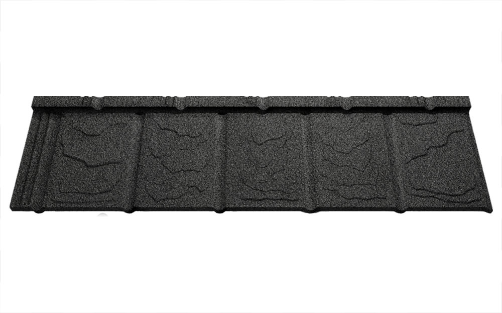 Композитна черепиця Novatik NATURA STONE чорний