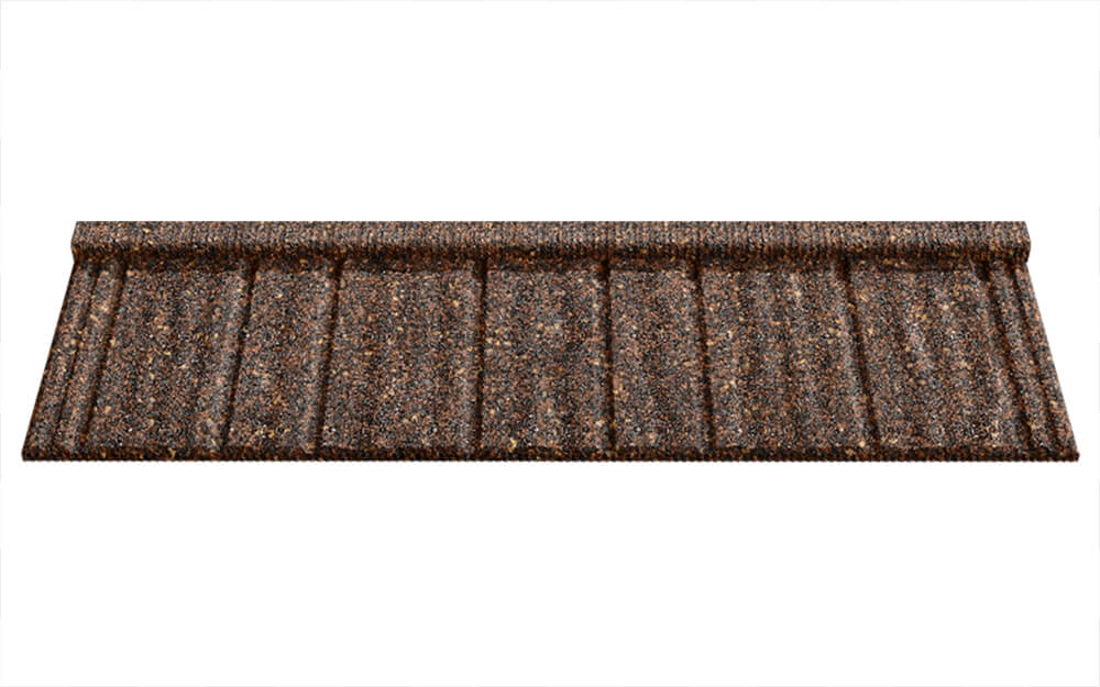 Композитна черепиця Novatik NATURA WOOD коричневий